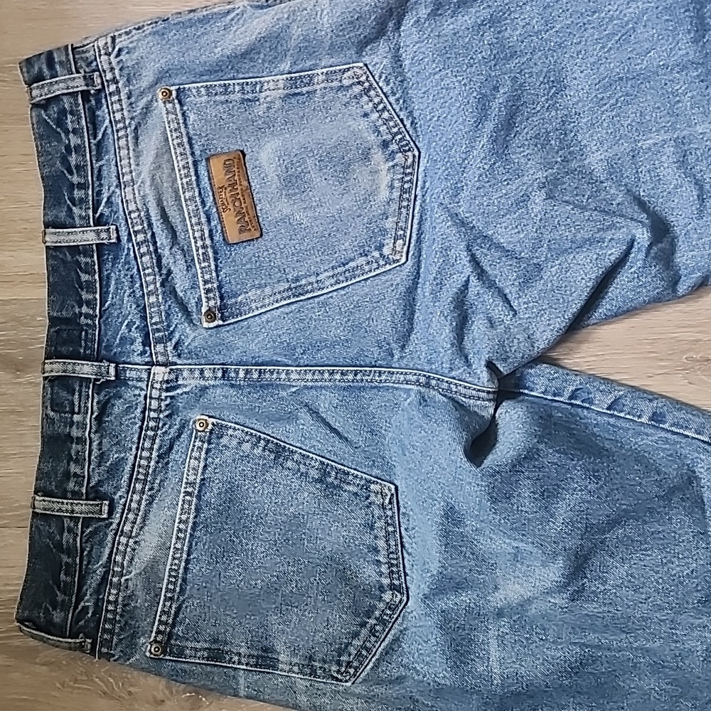 Vintage Schaefer Outfitter Ranch Hand Denim Jeans Classic Relaxed Fit Sz 35×38 - Picture 7 of 11